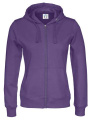Hood Lady sweatshirt – Jacke mit durchgehendem Reißverschluss, Lila