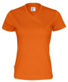 T-shirt Lady – V-Pullover, Orange