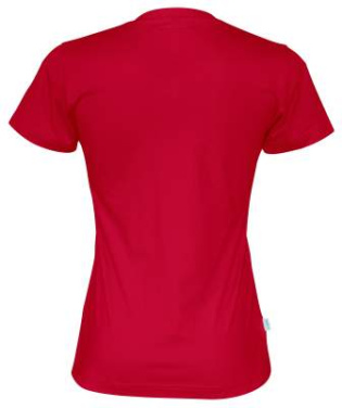 T-shirt Lady – V-Pullover, Rot – Cottover (2)