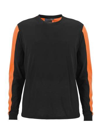 Messina l.sl – T-Shirt, Schwarz/Orange – Graphix (1)