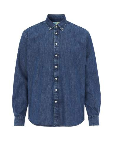 Dark Denim Comfort Man – Hemd, Marineblau - Cottover (1)
