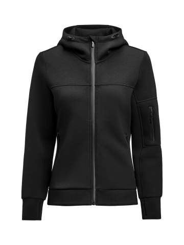 Montana W hoodie – Midlayer, Schwarz – James Harvest (1)