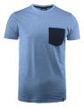 Portwillow – T-Shirt (Unisex), Hellblaue Melange