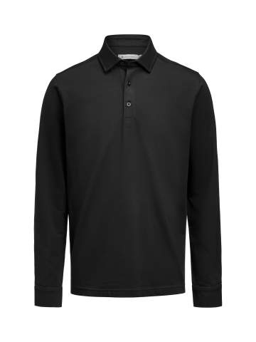 American Supreme L/S – Poloshirt, Schwarz – James Harvest (1)