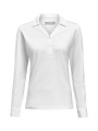 American Supreme L/S – Poloshirt (Damen), Weiß