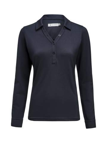 American Supreme L/S – Poloshirt (Damen), Marineblau - James Harvest (1)