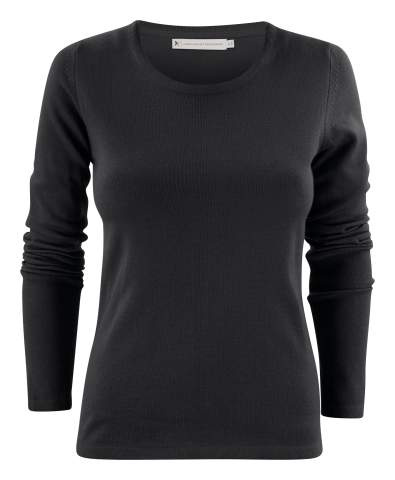 Portland – Strickpullover (Damen), Schwarz – James Harvest (1)