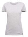 American U – T-Shirt (Damen), Asche