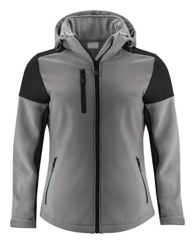 Prime – Softshelljacke (Damen), Anthrazit/Schwarz – Printer PRIME (1)