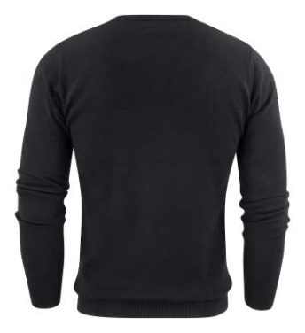 Ashland V – Strickpullover (Herren), Schwarz – James Harvest (3)