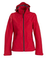 Flat track – Hardshelljacke (Damen), Rot