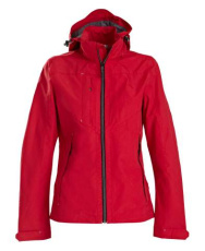 Flat track – Hardshelljacke (Damen), Rot