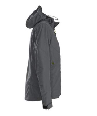 Flat track – Hardshelljacke (Damen), Stahlgrau – Printer (4)