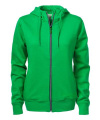Overhead Sweater – Jacke mit durchgehendem Reißverschluss (Damen), Frisches Grün
