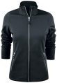 Powerslide Sweater – Jacke mit durchgehendem Reißverschluss (Damen), Schwarz