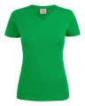 Heavy T-Shirt – V-Pullover (Damen), Frisches Grün