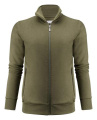 Melville Heights Sweater – Jacke mit durchgehendem Reißverschluss (Damen), Moosgrün