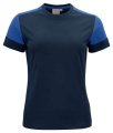 Prime – T-Shirt (Damen), Marineblaublau/Kobaltblau