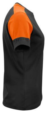 Prime – T-Shirt (Damen), Schwarz/Orange – Printer PRIME (4)