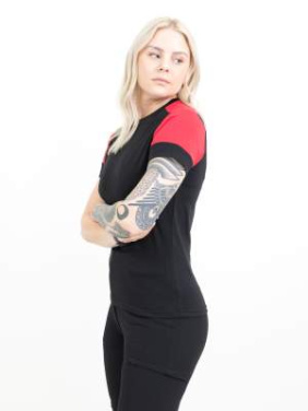 Prime – T-Shirt (Damen), Schwarz/Rot – Printer PRIME (3)