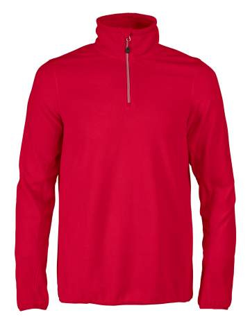 Railwalk Half Zip – Fleece (Herren), Rot – Printer RED (1)