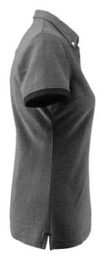 Larkford Pique – Poloshirt (Damen), Schwarze Melange – James Harvest (3)