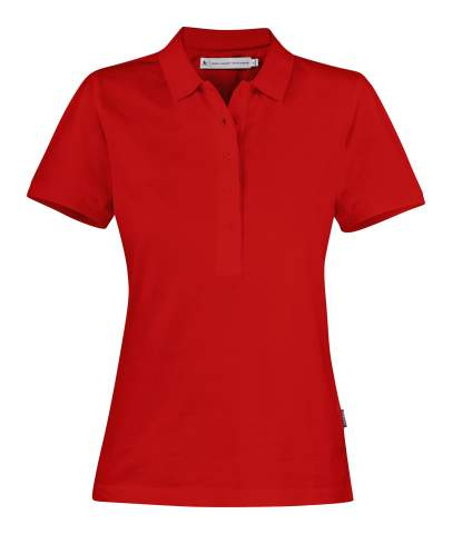 Neptune Pique – Poloshirt (Damen), Rot – James Harvest (1)