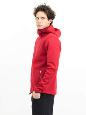 Layback – Kapuzenpullover (Herren), Rot – Printer RED (2)