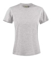 Heavy T – T-Shirt (Damen), Graumeliert