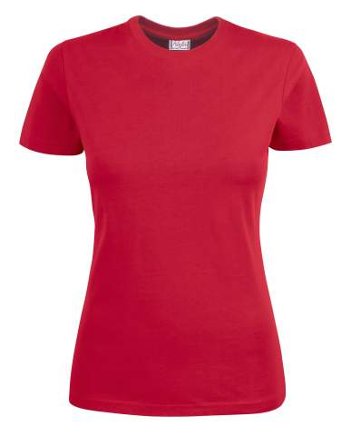 Heavy T – T-Shirt (Damen), Rot – Printer Essentials (1)