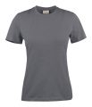Heavy T – T-Shirt (Damen), Stahlgrau