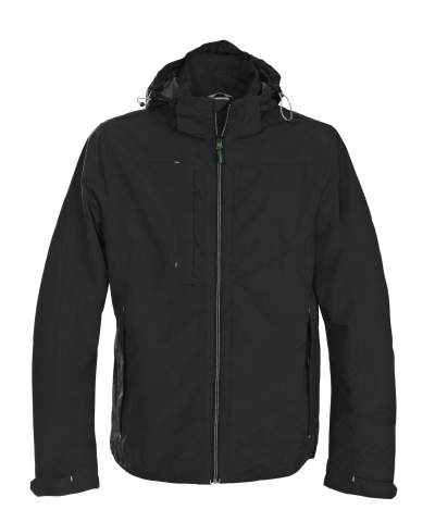 Flat Track – Hardshelljacke (Herren), Schwarz – Printer (1)