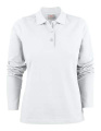 Surf Long Sleeve Pique – Poloshirt (Damen), Weiß