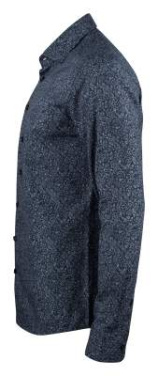 IB37 Poplin Regular – Hemd, Marineblaublaues Blumenmuster - J.Harvest & Frost (3)