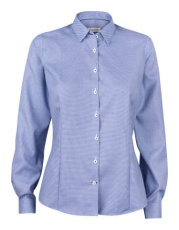 PB48 Jacquard – Hemd (Damen), Blaues Muster