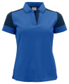 Prime – Poloshirt (Damen), Kobaltblau/Marineblaublau