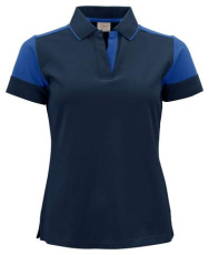 Prime – Poloshirt (Damen), Marineblaublau/Kobaltblau