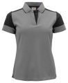 Prime – Poloshirt (Damen), Anthrazit/Schwarz