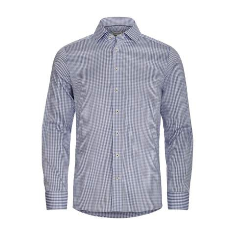 Yellow Bow 53 Regular Fit – Hemd (Herren), Marineblaublau/Karo - J.Harvest & Frost (1)