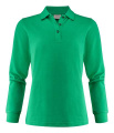 Surf Pro L/S Pique – Poloshirt (Damen), Frisches Grün