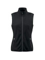 Sideflip Vest – Fleece (Damen), Schwarz