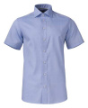 YB50 Twill S/S Slim Fit – Hemd (Herren), Himmelblau