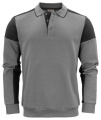 Prime Polosweater Unisex – Sweatshirt, Anthrazit/Schwarz