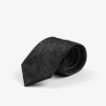 Krawatte mit Paisley-Muster und Geschenkbox, Schwarz