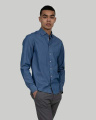 IB130 Woven Indigo Regular Fit – Hemd (Herren), Indigo