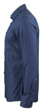 PB143 Twill Regular Fit – Hemd (Herren), Indigo mit Paisleymuster - J.Harvest & Frost (4)