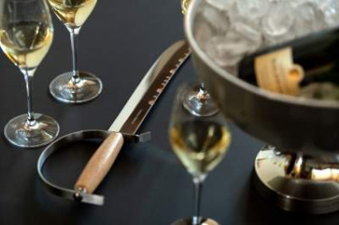 Champagner-Säbel, Stahlgrau - Orrefors Jernverk (4)