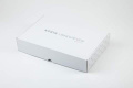 KL Geschenkbox Weiß 34*32*9 cm, Weiß/Grau