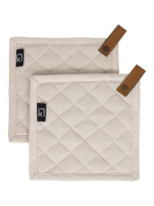 2er-Pack Topflappen, Sand