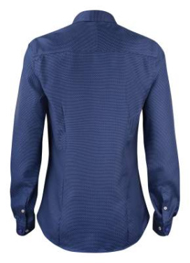 PB49 Jacquard – Hemd (Damen), Marineblaublau/Weiß gepunktet - J.Harvest & Frost (3)